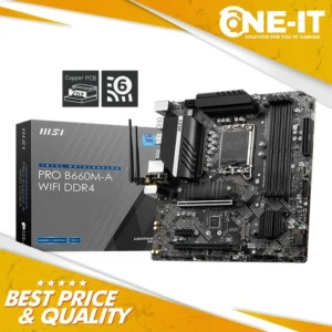 Motherboard MSI PRO B660M-A WIFI DDR4 Intel LGA 1700